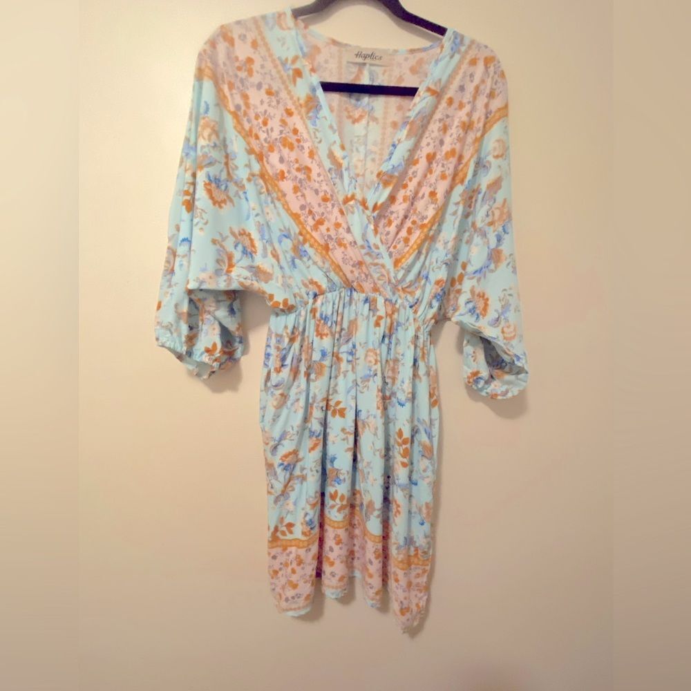 Hapatics Size Small Faux Wrap Dress